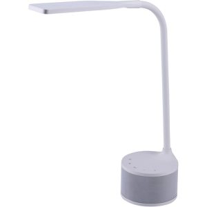 Bostitch (Stanley Bostitch)  Lamp,f/Desk,w/Bluetooth Speaker,USB Port,5.5W,Silicone,WE
