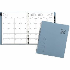 AT-A-GLANCE  Planner,Mthly,12 Mths,Jan-Dec,9"x11",Slate Blue