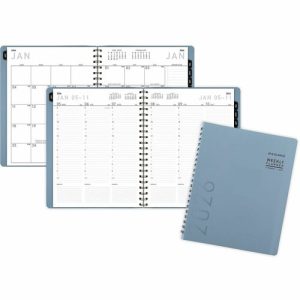 AT-A-GLANCE  Planner,Wkly/Mthly,12 Mths,Jan-Dec,8-1/4"x11",Slate Blue