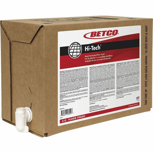 Betco Corporation Floor Finish,Wet Look,5 Gal Bag-in-Box,CL