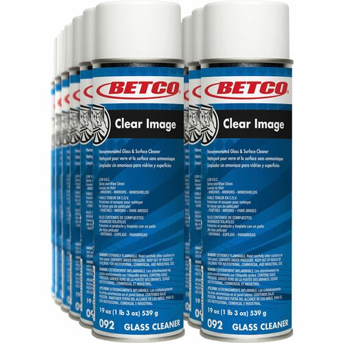 Betco Corporation Cleaner, Glass/Cleaner, Non-Ammoniated, 19oz, 12/CT, WE