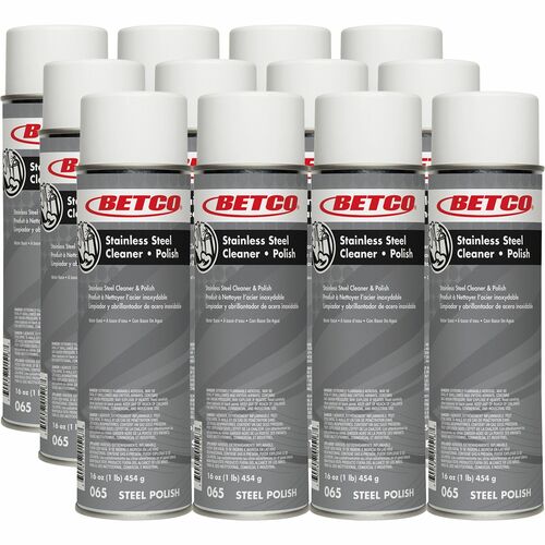 Betco Corporation Cleaner/Polisher, Foam, RTU, 16oz Net Weight, 12/CT, White