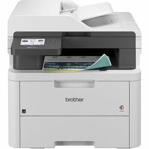 Brother  Printer,Copy/Scan/Fax,19ppm,17-1/2"x16-1/10"x15-4/5",WE