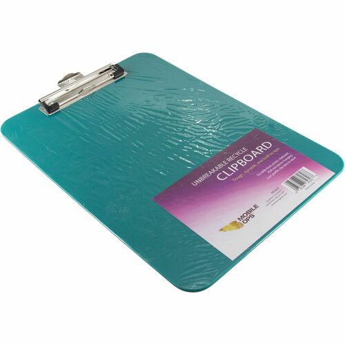 Baumgartens Clipboard,Heavy-Duty,w/Grips,LettrSizePpr,Poly,9"x12-1/2",GN