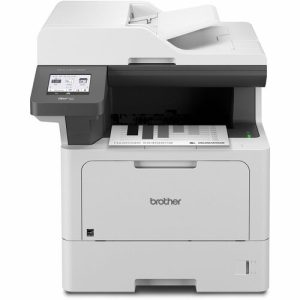 Brother  Printer,Copy/Scan/Fax,Monochrome,Laser,16.4"x18.1"x17.6",GY