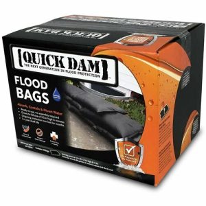 Absorbent Specialty Products Flood Bags,4-Gal Capacity,3-1/2 Expansion,12"x24",20/CT,BK