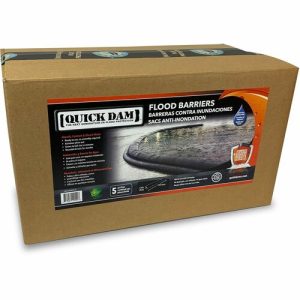 Absorbent Specialty Products Flood Barriers,14 Gallon/108 lb Cap,17'Lx3.5"H,5/CT,Black