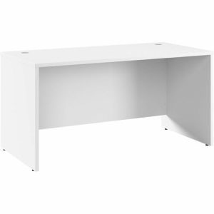 Bush Business Furniture  Credenza Desk,59.45"x29.37"x29.8",Pure White