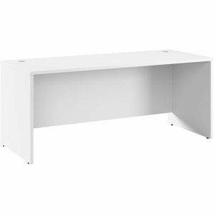Bush Business Furniture  Desk,71"x29.37"x29.8",Pure White