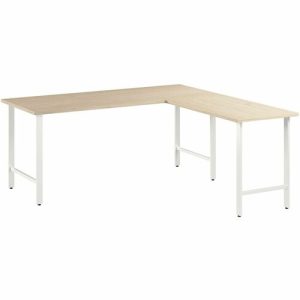 Bush Business Furniture  Computer Desk,L-Shaped,71"x71.33"x29.37"x30",Natural Elm
