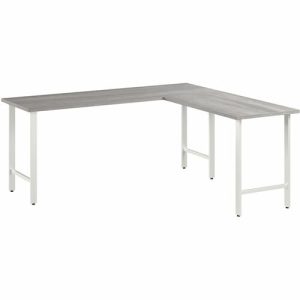 Bush Business Furniture  Computer Desk,L-Shaped,71"x65.33"x23.34"x30",Platinum GY