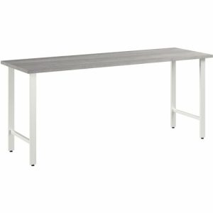 Bush Business Furniture  Computer Desk,71"x23.34"x30",Platinum Gray