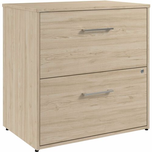 Bush Business Furniture Lateral File,2-Drawer,29.65"x19.6"x30",Natural Elm