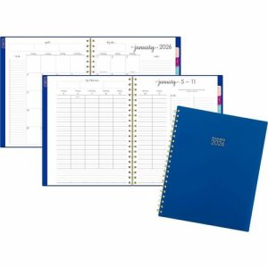 AT-A-GLANCE Planner,Wkly/Mthly,13 Mths,Jan-Jan,8-1/2"x11" Pg Size,Blue