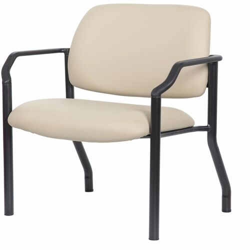 Boss Office Products Guest Chair,w/Arms,Mid-Back,Vinyl,32"x22"x32-1/2",BG