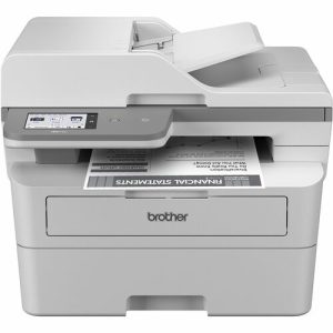 Brother  Printer,Scan/Copy/Fax,Monochrome,Wireless,14x14.2"x7.2",GY