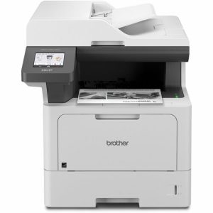 Brother Printer,Scan/Copy,Monochme,48ppm,16-2/5"x18-1/10"x17-3/5",GY