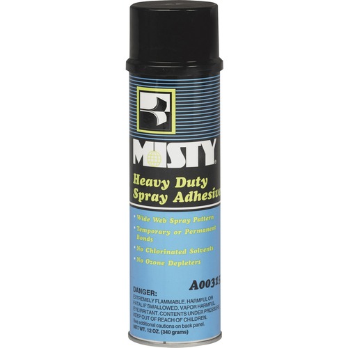 Amrep,Inc. Spray Adhesive, Heavy-duty, Floral, Aerosol, 19oz, 12/CT, WE