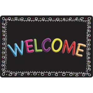 Ashley Productions, Inc. Mat,Welcome,Chalk Loops,23-1/2"x15-1/2",MI