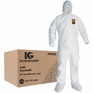 Ansell Healthcare Products  Coveralls,ZipperFront,ElasticAnkles/Wrists/Boots,XL,25/CT,WE