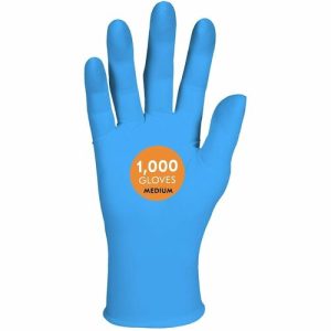 Ansell Healthcare Products  Gloves,Nitrile,PF,Textured Tips,6mil,9.5"L,Med,100/BX,BE