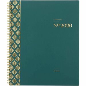 AT-A-GLANCE Planner,WorkStyle,Mthly,Jan-Dec,8-1/2"x11"Pg Size,Teal