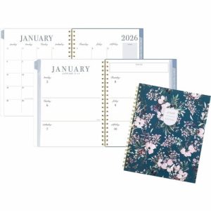 AT-A-GLANCE Planner,CalistaFloral,Wkly/Mthly,12Mth,Jan-Dec,8-1/2"x11"