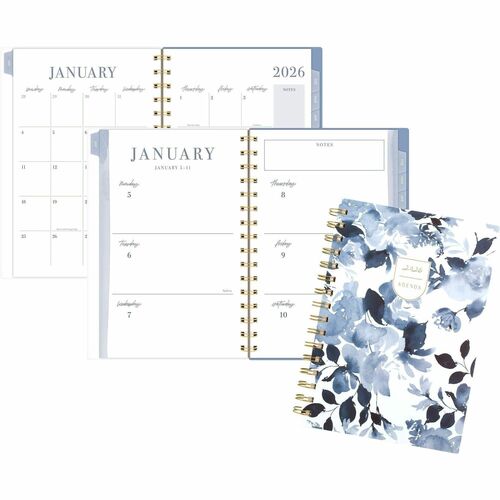 AT-A-GLANCE Planner,Ciara Floral,Wkly/Mthly,12Mth,Jan-Dec,5-1/2"x8-1/2"