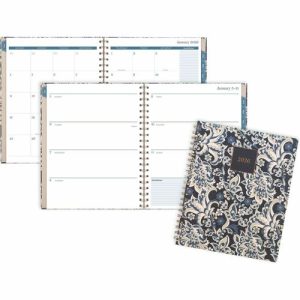AT-A-GLANCE Planner,Wkly/Mthly,Hardcover,Jan-Dec,8-1/2"x11",Floral