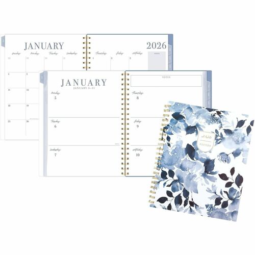 AT-A-GLANCE Planner,Ciara Floral,Wkly/Mthly,12Mth,Jan-Dec,8-1/2"x11"