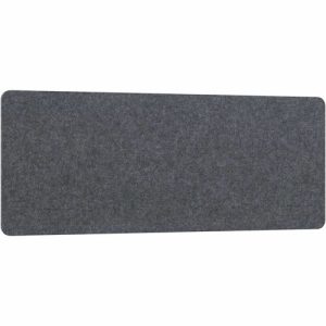 Bush Business Furniture  Tackboard,f/48" Cubicle,Fabric,46"x17",Cool Charcoal