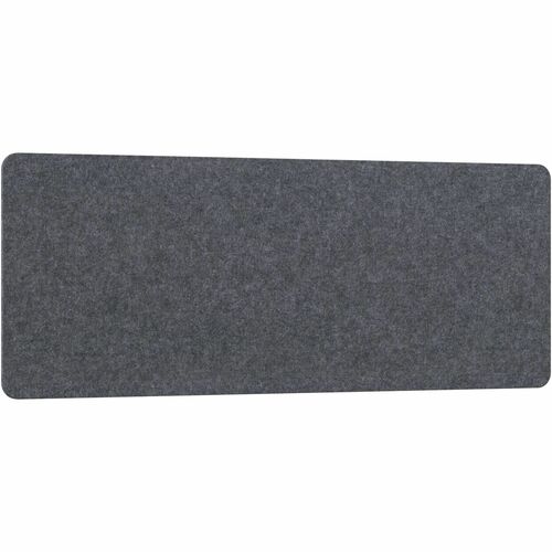 Bush Business Furniture Tackboard,f/48" Cubicle,Fabric,46"x17",Cool Charcoal