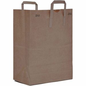 Ajm Packaging Corporation  Grocery Sacks, No. 70 Paper, 1/6 BBL, 300/CT, Kraft