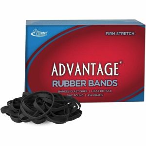 Alliance Rubber Company Rubber Bands,Mid-Range,Reusable,Size #64,1lb,3-1/2"x1/4",BK