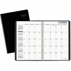 AT-A-GLANCE  Monthly Planner,14 Month Dec-Jan,2PPM,7-7/8"x11-7/8",BK