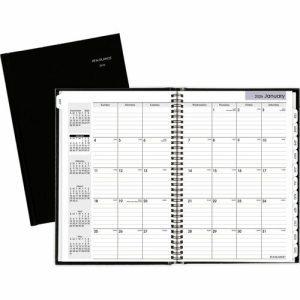 AT-A-GLANCE  Professional Monthly Planner,14Mths,2PPM,7-7/8"x11-7/8",BK