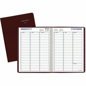 AT-A-GLANCE  Professional Weekly Appointment Book,Jan-Dec,8"x11",BY