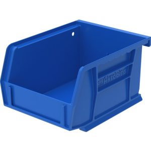 Akro-Mils  Bins, Unbreakable/Waterproof, 4-1/8"x5-3/8"x3", Blue