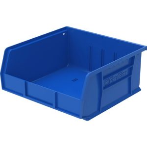 Akro-Mils  Bins, Unbreakable/Waterproof, 11"x10-7/8"x5", Blue