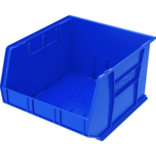 Akro-Mils Bins, Unbreakable/Waterproof, 16-1/2"x18"x11", Blue