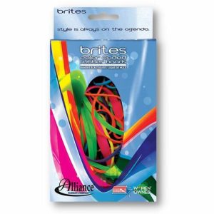 Alliance Rubber Company Elastic Bands, Nonlatex, Assorted Sizes/Colors