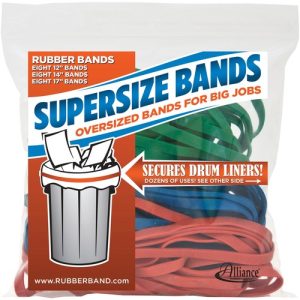 Alliance Rubber Company  Rubber Bands, Heavy-duty, Assorted Sizes, 24/PK, AST
