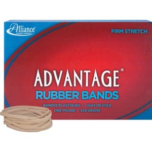 Alliance Rubber Company Rubber Bands, Size 32, 1 lb., 3"x1/8", Approx. 700/BX