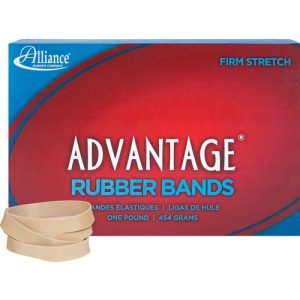 Alliance Rubber Company Rubber Bands, Size 84, 1 lb., 3-1/2"x1/2", Approx. 150/BX