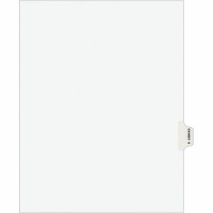 Avery  Index Dividers, "Q", Side Tab, 8-1/2"x11", 25/PK, WE