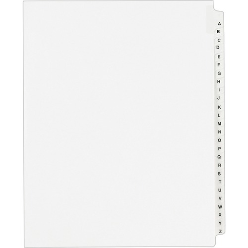 Avery Legal Dividers w/Letter "A-Z", Side Tab, 8-1/2"x11", 26/ST