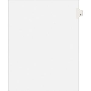 Avery  Legal Dividers w/Letter "C", Side Tab, 8-1/2"x11", 25/PK