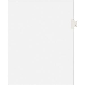 Avery  Legal Dividers w/Letter "G", Side Tab, 8-1/2"x11", 25/PK