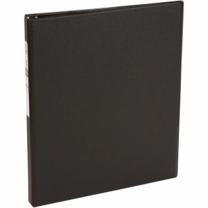 Avery  Economy Ring Binder, 1/2" Capacity, 11"x8-1/2", Black