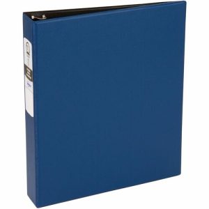 Avery  Economy Binder, Round Ring, 1-1/2" Cap, 8-1/2"x11", Blue